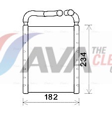 AVA QUALITY COOLING Soojusvaheti,salongiküte HY6356