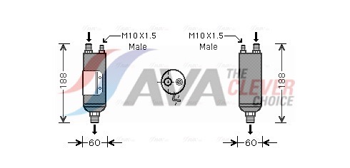 AVA QUALITY COOLING Kuivati,kliimaseade HYD117