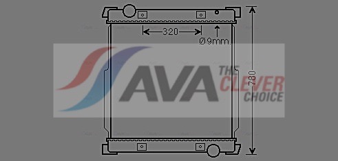 AVA QUALITY COOLING Kylare, motorkylning IV2134