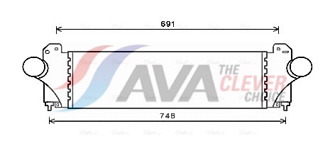 AVA QUALITY COOLING Laddluftkylare IV4129