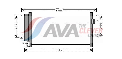 AVA QUALITY COOLING Kondensor, klimatanläggning IVA5089D