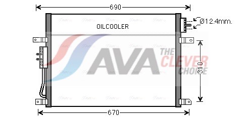 AVA QUALITY COOLING Kondensaator,kliimaseade JEA5050