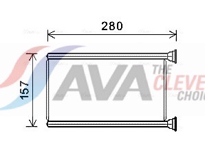 AVA QUALITY COOLING Soojusvaheti,salongiküte JEA6069