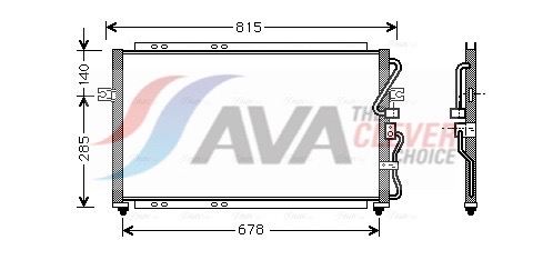 AVA QUALITY COOLING Kondensaator,kliimaseade KA5014