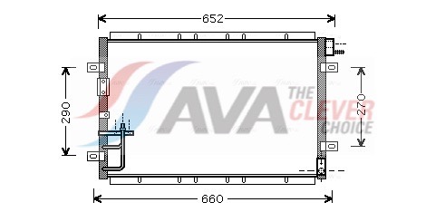 AVA QUALITY COOLING Kondensaator,kliimaseade KA5030