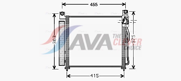 AVA QUALITY COOLING Kondensaator,kliimaseade KA5065D