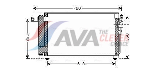 AVA QUALITY COOLING Kondensaator,kliimaseade KA5081D