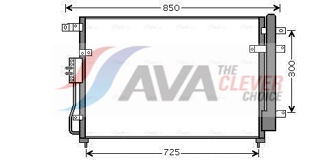 AVA QUALITY COOLING Kondensaator,kliimaseade KA5111D