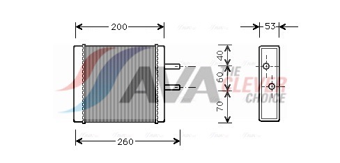 AVA QUALITY COOLING Soojusvaheti,salongiküte KA6009