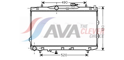 AVA QUALITY COOLING Radiaator,mootorijahutus KAA2074