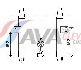AVA QUALITY COOLING Kuivati,kliimaseade KAD165