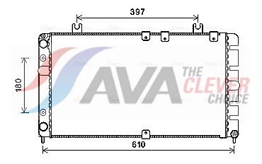 AVA QUALITY COOLING Radiaator,mootorijahutus LA2021