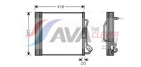 AVA QUALITY COOLING Kondensaator,kliimaseade MCA5010D