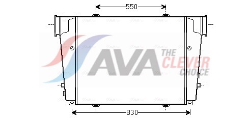 AVA QUALITY COOLING Chłodnica powietrza doładowującego MN4060