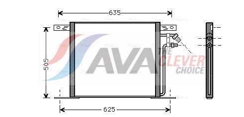 AVA QUALITY COOLING Kondensaator,kliimaseade MS5220
