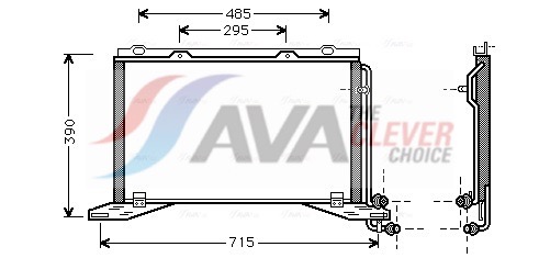 AVA QUALITY COOLING Kondensaator,kliimaseade MS5222