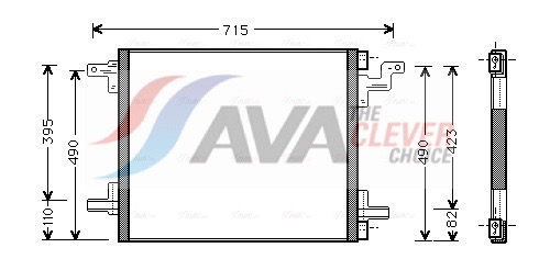 AVA QUALITY COOLING Kondensaator,kliimaseade MS5270