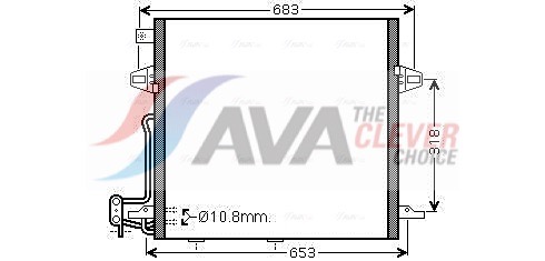 AVA QUALITY COOLING Kondensaator,kliimaseade MS5406D