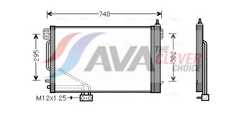AVA QUALITY COOLING Kondensaator,kliimaseade MSA5200D