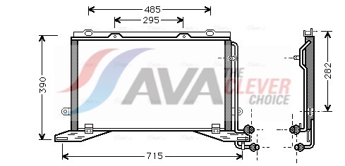 AVA QUALITY COOLING Kondensaator,kliimaseade MSA5268