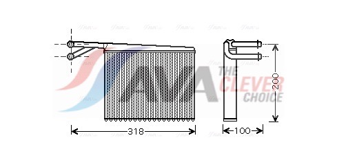 AVA QUALITY COOLING Soojusvaheti,salongiküte MSA6372