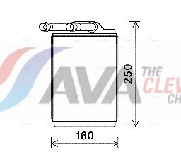 AVA QUALITY COOLING Soojusvaheti,salongiküte MSA6680