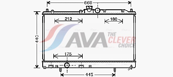 AVA QUALITY COOLING Kylare, motorkylning MT2195