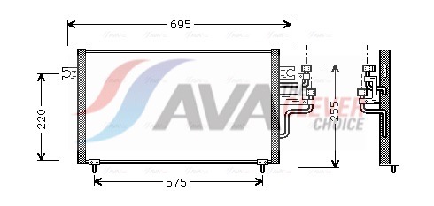 AVA QUALITY COOLING Kondensaator,kliimaseade MT5119