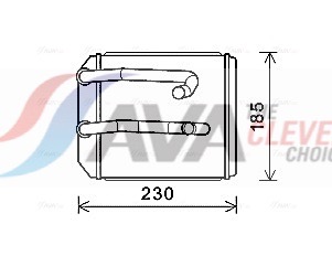 AVA QUALITY COOLING Soojusvaheti,salongiküte MT6260