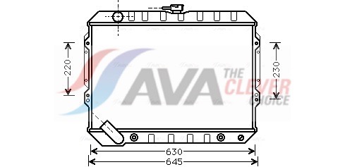 AVA QUALITY COOLING Kylare, motorkylning MTA2089