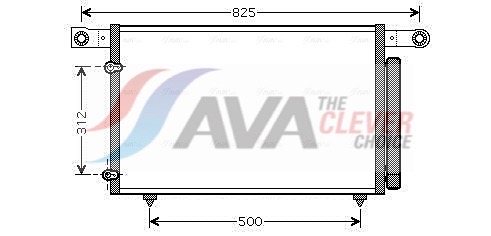 AVA QUALITY COOLING Lauhdutin, ilmastointilaite MZ5196D