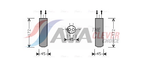 AVA QUALITY COOLING Kuivati,kliimaseade MZD185