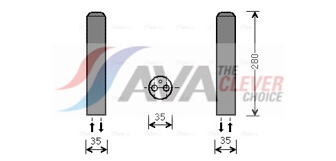 AVA QUALITY COOLING Kuivain, ilmastointilaite MZD234