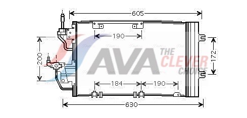 AVA QUALITY COOLING kondensatorius, oro kondicionierius OL5454D