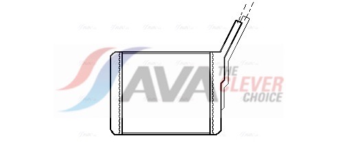 AVA QUALITY COOLING Soojusvaheti,salongiküte OL6182