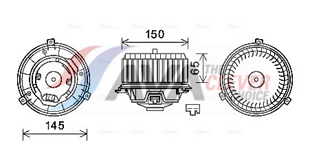 AVA QUALITY COOLING elektrovariklis, vidinis pūtiklis OL8674