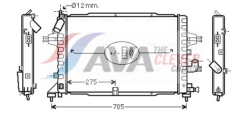 AVA QUALITY COOLING Radiaator,mootorijahutus OLA2364