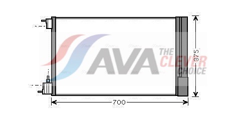 AVA QUALITY COOLING Kondensaator,kliimaseade OLA5478D