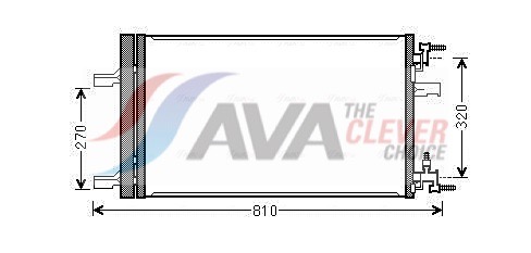 AVA QUALITY COOLING Kondensaator,kliimaseade OLA5499D