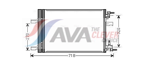 AVA QUALITY COOLING kondensatorius, oro kondicionierius OLA5500D