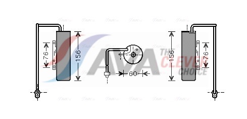 AVA QUALITY COOLING Kuivati,kliimaseade OLD453