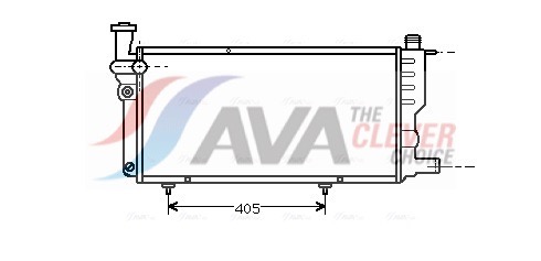 AVA QUALITY COOLING Radiaator,mootorijahutus PE2099