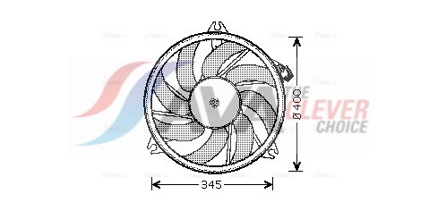 AVA QUALITY COOLING Ventilaator,mootorijahutus PE7520