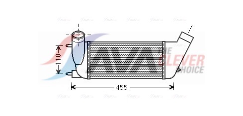 AVA QUALITY COOLING Intercooler PEA4347