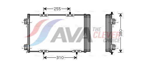 AVA QUALITY COOLING Kondensaator,kliimaseade PEA5291D