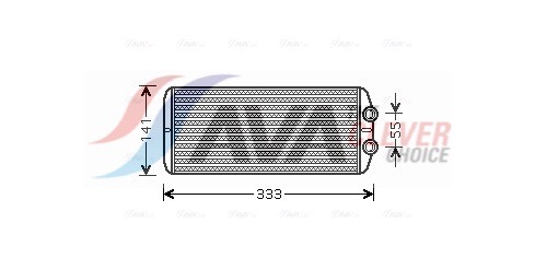 AVA QUALITY COOLING Soojusvaheti,salongiküte PEA6312