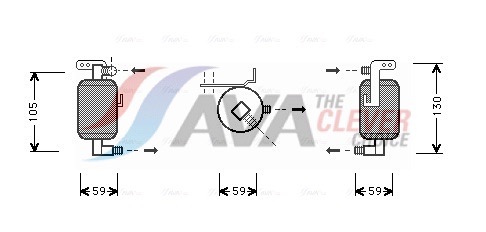 AVA QUALITY COOLING Kuivati,kliimaseade PED195