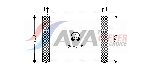 AVA QUALITY COOLING Kuivati,kliimaseade PED302