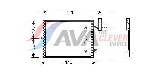 AVA QUALITY COOLING Kondensaator,kliimaseade PRA5038