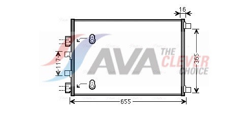 AVA QUALITY COOLING Kondensaator,kliimaseade RT5422